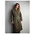 Trench coat militar Yves Saint Laurent Khaki de algodón Caqui - vista 4