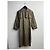 Trench coat militar Yves Saint Laurent Khaki de algodón Caqui - vista 9
