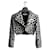 Blazer Yves Saint Laurent Imprimé Vache Blanc  - vue 1
