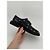Derby Dior Homme in pelle ricamati a pois neri Nero - vista 10