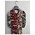 Jean Paul Gaultier Soleil Tattoo Mesh Kleid Rot - Ansicht 6