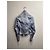 Giacca Biker Cropped Prada Nylon Parachute Blu - vista 10