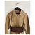 Abrigo Burberry Car Coat de piel de cordero camel Camello - vista 10
