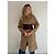 Abrigo Burberry Car Coat de piel de cordero camel Camello - vista 2