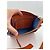 Borsa a tracolla Smythson Bond in pelle arancione - vista 12