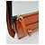 Borsa a tracolla Smythson Bond in pelle arancione - vista 4