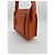 Borsa a tracolla Smythson Bond in pelle arancione - vista 7