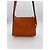 Borsa a tracolla Smythson Bond in pelle arancione - vista 8