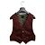 Jean Paul Gaultier Red Cotton Vest Flower Print