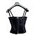 Dolce & Gabbana Top Bustier Corsé de Encaje Negro