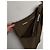 Acne Studios Khaki Flared Stripe Trousers Wool Blend Brown - view 6