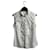 Blusa sin mangas de algodón blanco Céline  - vista 1