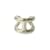 Ring Hermès Bague en argent 925 Hermes Osmos GM Argenté  - vue 1