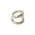 Ring Hermès Bague en argent 925 Hermes Osmos GM Argenté  - vue 4