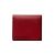 Billetera Mini Bifold Compacta de Cuero Constance de Hermès Roja - vista 3