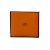Billetera Mini Bifold Compacta de Cuero Constance de Hermès Roja - vista 8
