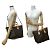 Louis Vuitton Palermo PM Monogram Lederhandtasche Braun - Ansicht 2