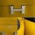 Billetera bifold compacta Constance de cuero Epsom de Hermès Amarillo - vista 2