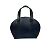 Borsa Boston in pelle blu navy Christian Dior - vista 3