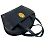 Borsa Boston in pelle blu navy Christian Dior - vista 4