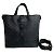 Borsa Tote Saumur in pelle Monogram Eclipse Louis Vuitton Nero