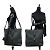 Borsa Tote Saumur in pelle Monogram Eclipse Louis Vuitton Nero - vista 2