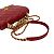 Borsa a Spalla Chanel Small Flap in Caviar e Pelle di Vitello Rosso - vista 4