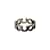 GUCCI Interlocking G Emaille Ring Silber Blau - Ansicht 4