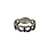 GUCCI Interlocking G Emaille Ring Silber Blau - Ansicht 6