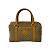 Bolsa de couro com logo GG micro antigo da Gucci Marrom