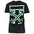 Off White Camiseta de algodón negro con flechas impresas Off-White Tape - vista 4