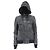 Giacca bomber con cappuccio e zip Dior in pelle nera Nero