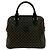 Céline CELINE Macadam Blason Triomphe Lederhandtasche Braun Schwarz