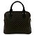 Céline CELINE Macadam Blason Triomphe Lederhandtasche Braun Schwarz - Ansicht 3