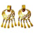 Orecchini Clip Coco Mark di Chanel D'oro  - vista 1