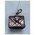 Mademoiselle Pochette Chanel Mini 2.55 en cuir bronze - vue 4