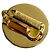 Orecchini a clip con logo del cavallo in ombra Burberry D'oro - vista 2