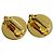 Orecchini a clip con logo del cavallo in ombra Burberry D'oro - vista 5