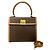 Céline Borsa a mano Celine Macadam Blason Triomphe Marrone Beige