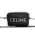 Céline Borsa a spalla mini in pelle Celine Triomphe Medium Marrone Nero