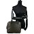 Céline Borsa in pelle Celine Macadam Blason Triomphe Marrone Nero - vista 2