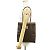Céline Celine Macadam Blason Triomphe Leder Tote Bag Braun Beige - Ansicht 2