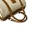 Céline Borsa in pelle Celine Macadam Blason Triomphe Marrone Bianco - vista 4