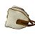 Céline Borsa in pelle Celine Macadam Blason Triomphe Marrone Bianco - vista 6