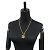Collana Placcata Oro con Motivo Coco di Chanel D'oro - vista 2