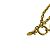 Collana Placcata Oro con Motivo Coco di Chanel D'oro - vista 3