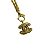 Collana Placcata Oro con Motivo Coco di Chanel D'oro - vista 4