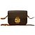 Céline Borsa a spalla in pelle con stampa Blason Triomphe Macadam di Celine Marrone