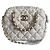 Chanel Portafoglio a Catena Rosa in Tweed con Paillettes