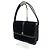 Vintage Givenchy Woll-Leder Monogramm Tasche schwarz braun